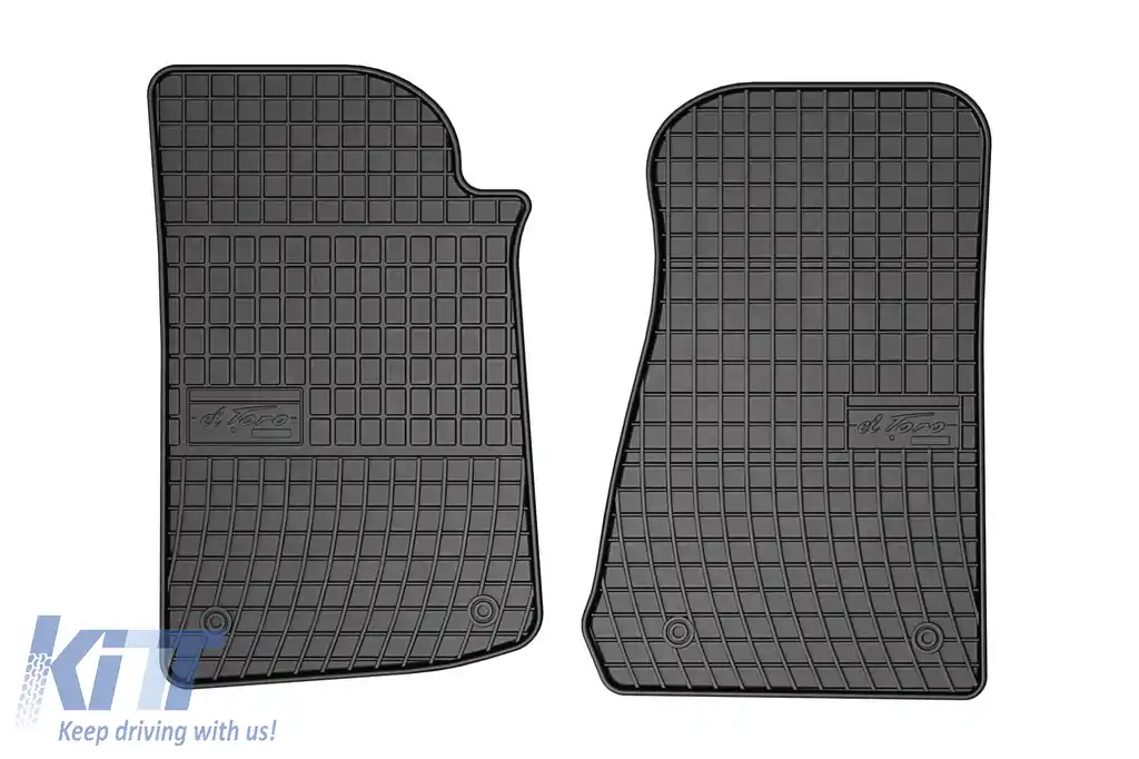 Mănuși de cauciuc specifice potrivite pentru seria Frogum El Toro pentru Jeep Wrangler după 2017 cu 4 uși, set de 4 piese, culoare neagră-image-6230744