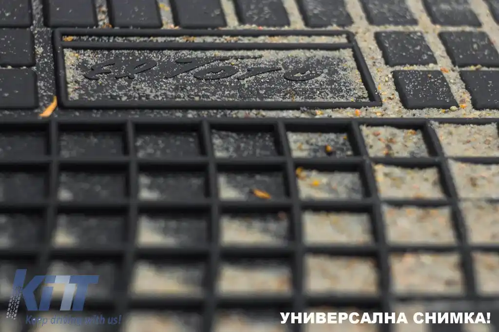 Mănuși de cauciuc specifice potrivite pentru seria Frogum El Toro pentru Jeep Wrangler după 2017 cu 4 uși, set de 4 piese, culoare neagră-image-6230746