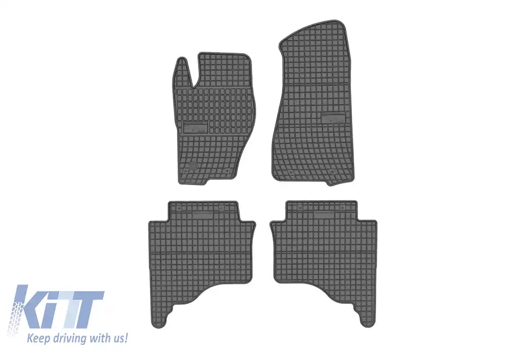 Mănuși de cauciuc specifice potrivite pentru seria Frogum El Toro pentru Jeep Grand Cherokee 2004-2010, set de 4 piese, culoare neagră