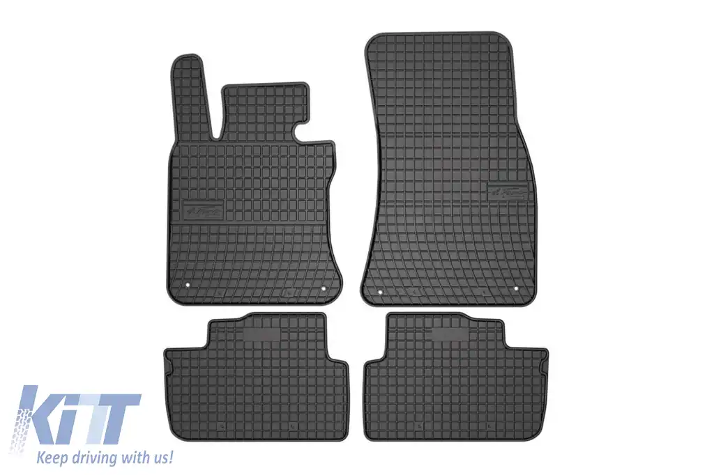 Mănuși de cauciuc specifice potrivite pentru BMW Seria 4 F32 coupe 2013-2020, set de 4 piese, culoare neagră