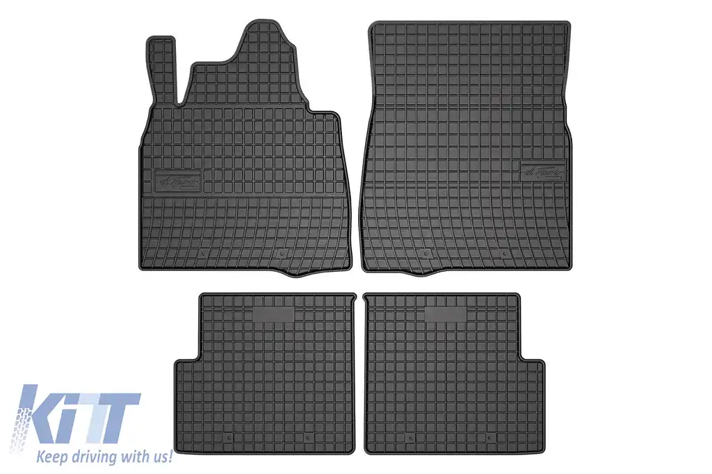 Mănuși de cauciuc specifice potrivite pentru Mercedes G class W463 2012-2018, set de 4 piese, culoare neagră