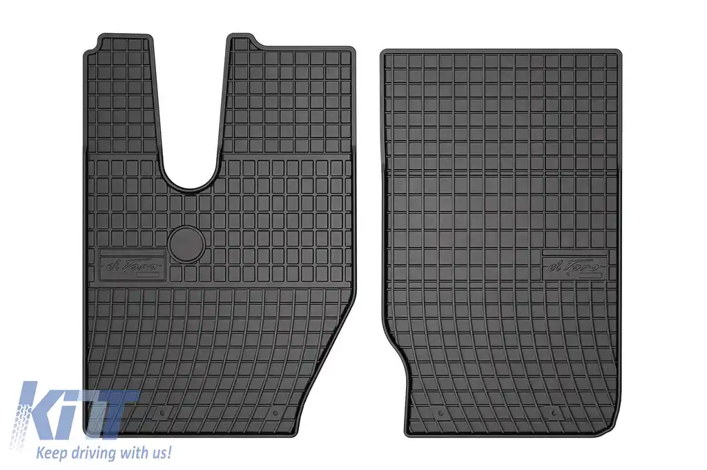 Mănuși de cauciuc specifice potrivite pentru seria Frogum El Toro pentru Iveco X-Way după 2019, set de 2 piese, culoare neagră