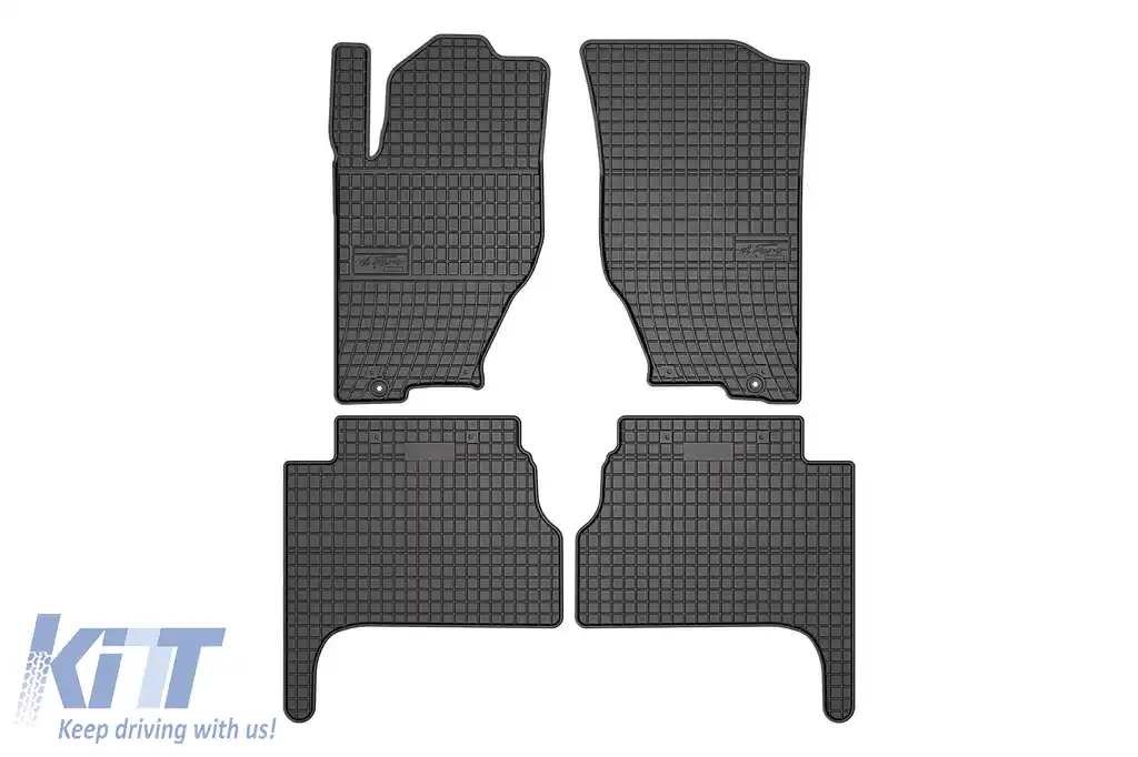 Mănuși de cauciuc specifice potrivite pentru Kia Sorento 2002-2009, set de 4 piese, culoare neagră din seria Frogum El Toro