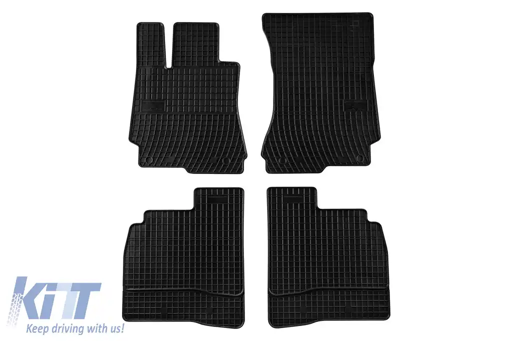 Mănuși de cauciuc specifice potrivite pentru seria Frogum El Toro pentru Mercedes S class W221 2005-2013 cu ampatament scurt sau lung, set de 4 piese, culoare neagră