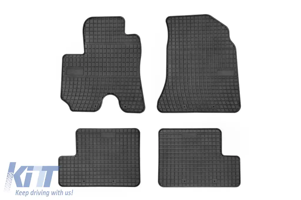 Mănuși de cauciuc specifice potrivite pentru seria Frogum El Toro pentru Toyota Rav4 2000-2005 2WD, 3 uși, set de 4 piese, culoare neagră