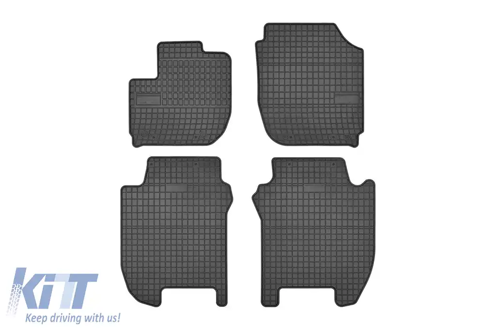 Mănuși de cauciuc specifice, potrivite pentru Honda Jazz după 2015, set de 4 piese, culoare neagră