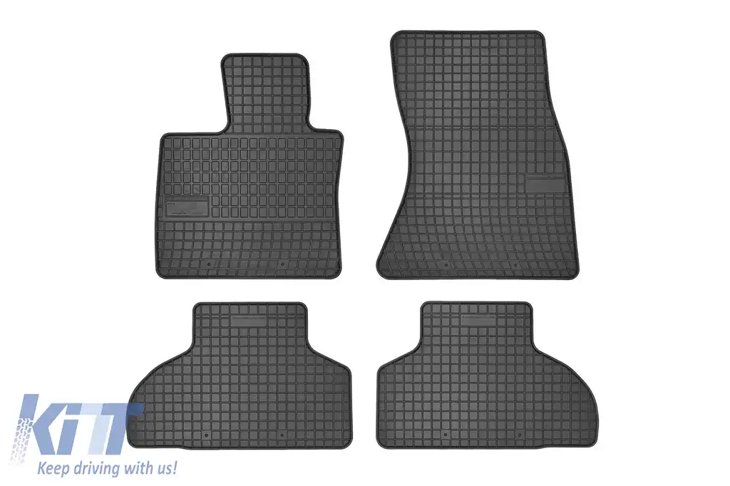 Mănuși de cauciuc specifice, potrivite pentru BMW X5 F15 2013-2018, X6 F16 2015-2019, set de 4 piese, culoare neagră din seria Frogum El Toro