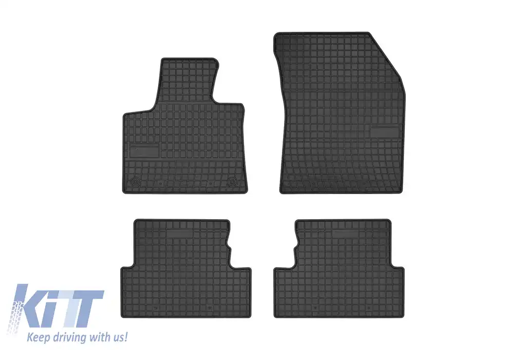 Mănuși de cauciuc specifice, potrivite pentru Peugeot 3008 după 2016, set de 4 piese, culoare neagră