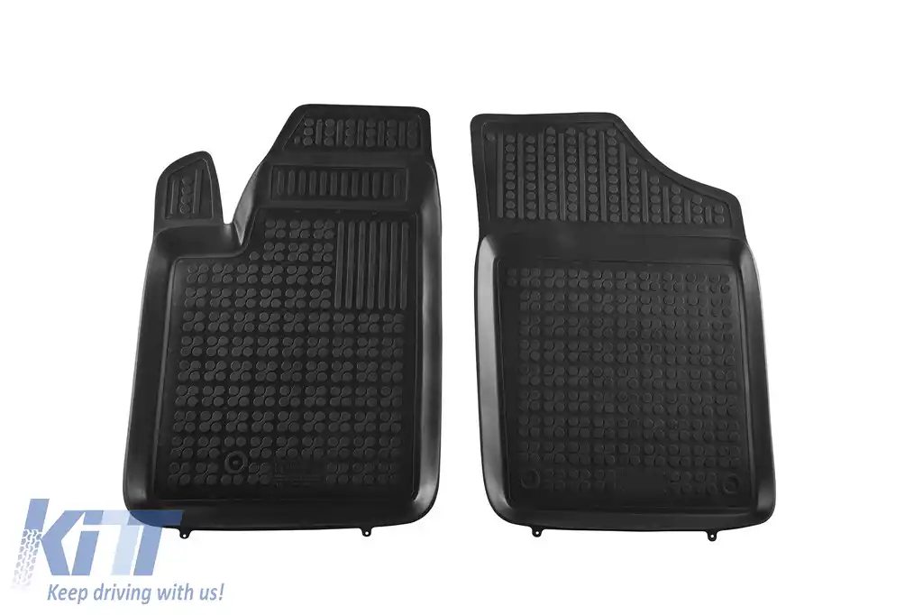 Mănuși de cauciuc specifice, potrivite pentru Peugeot Partner, Citroen Berlingo 1996-2008, set de 2 piese, culoare neagră-image-6242984