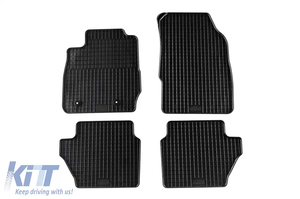 Mănuși de cauciuc specifice, potrivite pentru Ford Ecosport după 2014, set de 4 piese, culoare neagră