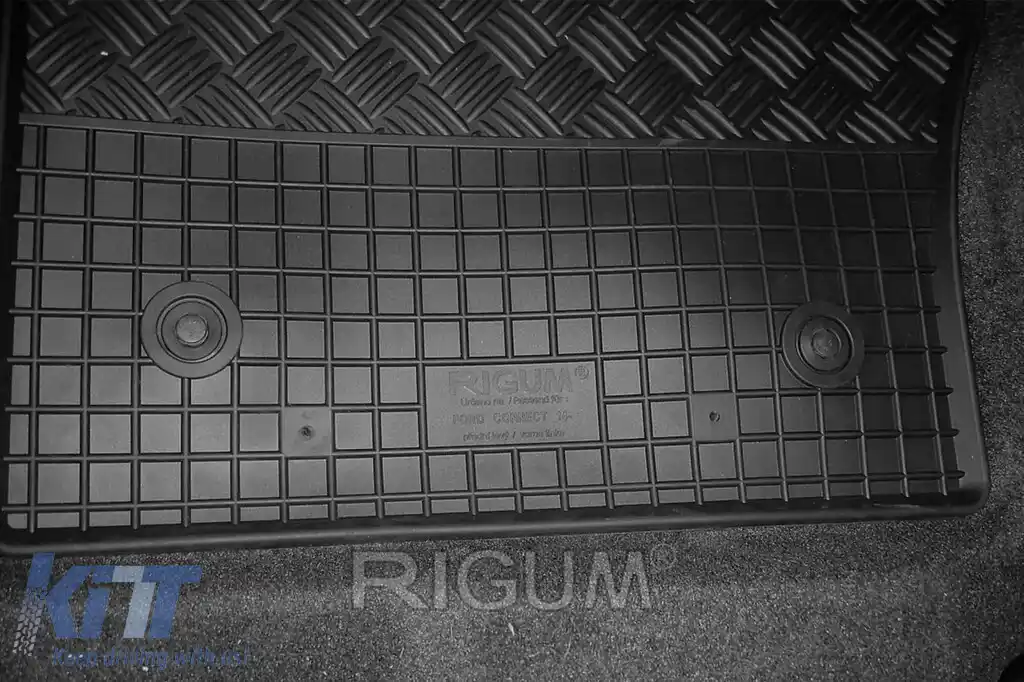 Mănuși de cauciuc specifice, potrivite pentru Ford Tourneo, Transit Connect după 2014, Tourneo Connect după 2019, 5 locuri, set de 4 piese, culoare neagră-image-6249204