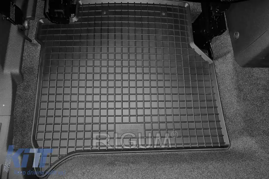 Mănuși de cauciuc specifice, potrivite pentru Ford Tourneo, Transit Connect după 2014, Tourneo Connect după 2019, 5 locuri, set de 4 piese, culoare neagră-image-6249206