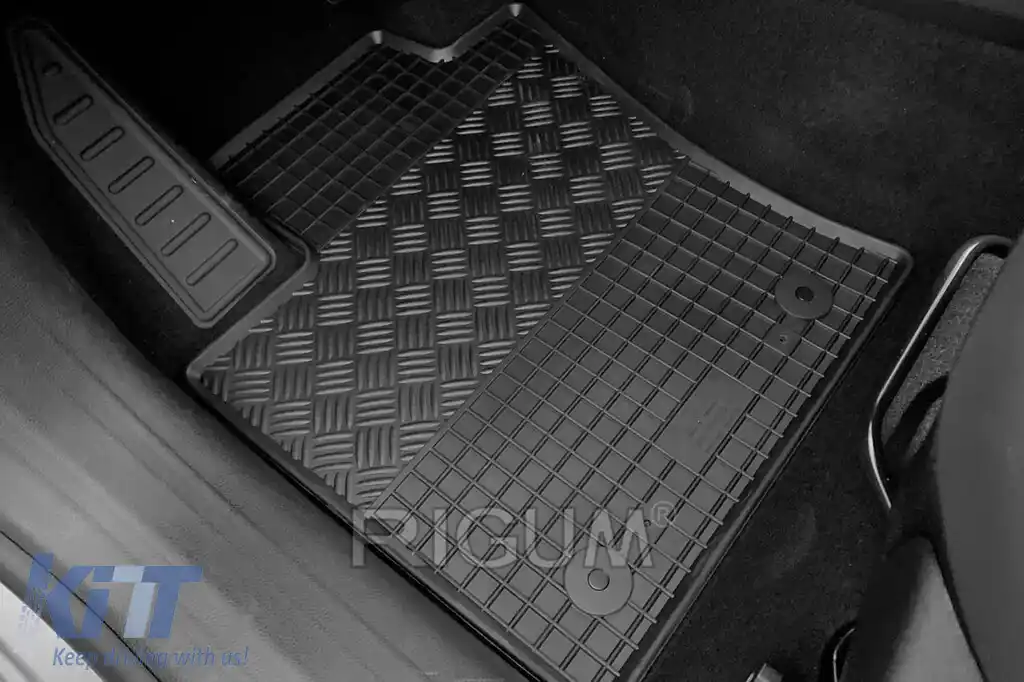 Mănuși de cauciuc specifice, potrivite pentru Jeep Renegade după 2014, Renegade MHEV după 2021, set de 4 piese, culoare neagră-image-6249363