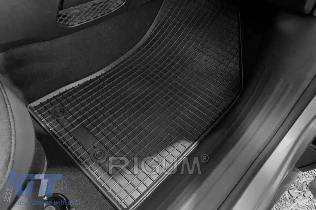 Mănuși de cauciuc specifice, potrivite pentru Jeep Renegade după 2014, Renegade MHEV după 2021, set de 4 piese, culoare neagră-image-6249364