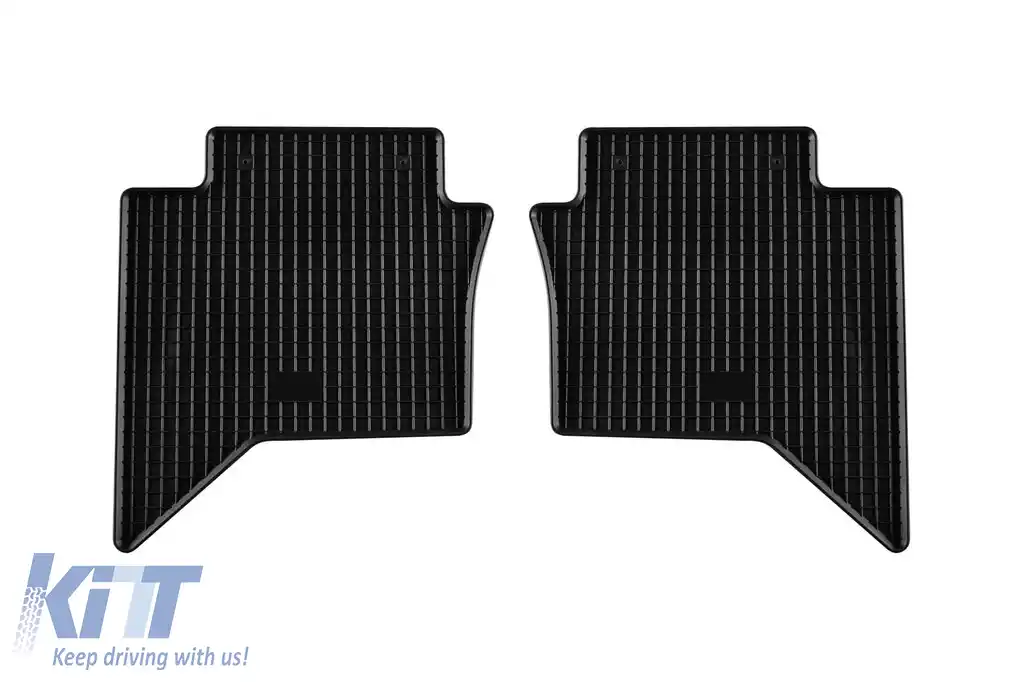 Mănuși de cauciuc specifice, potrivite pentru Toyota Hilux după 2016 cu cabină dublă, set de 4 piese, culoare neagră-image-6249512