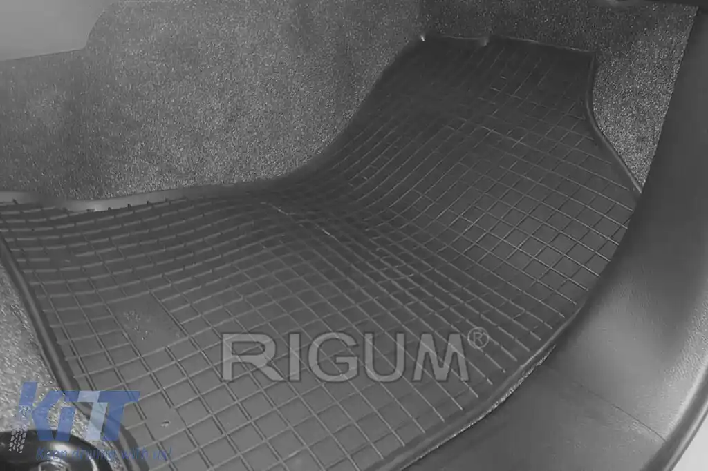 Mănuși de cauciuc specifice, potrivite pentru Toyota Hilux după 2016 cu cabină dublă, set de 4 piese, culoare neagră-image-6249514
