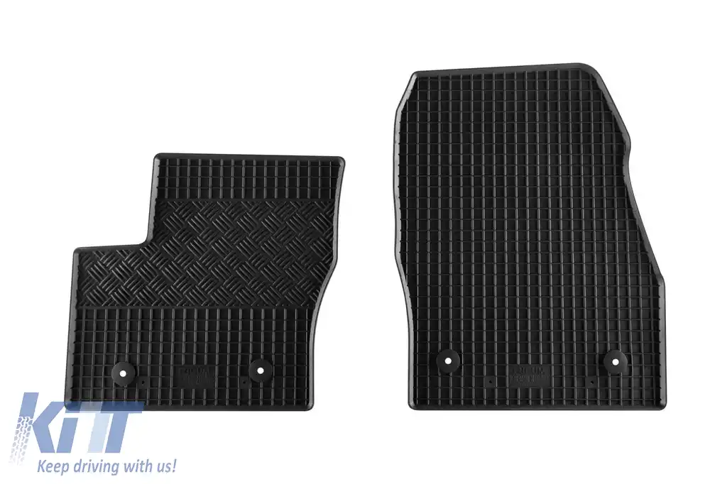 Mănuși de cauciuc specifice potrivite pentru Ford Transit Connect după 2019, 2 locuri, set de 2 piese, culoare neagră