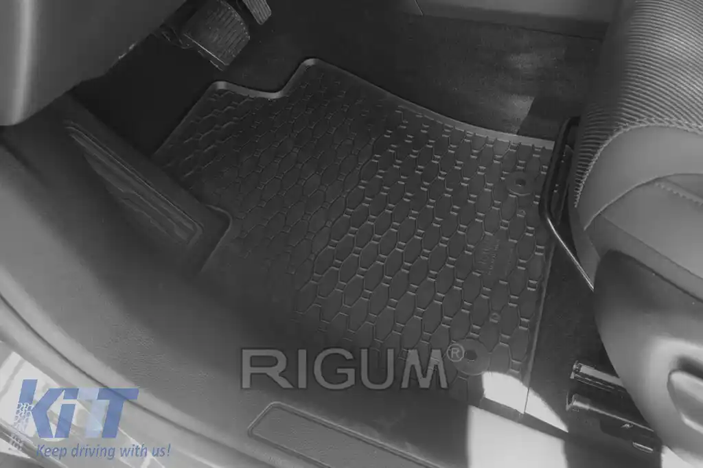 Mănuși de cauciuc specifice potrivite pentru Alfa Romeo Tonale după 2022, set de 4 piese, culoare neagră-image-6250079