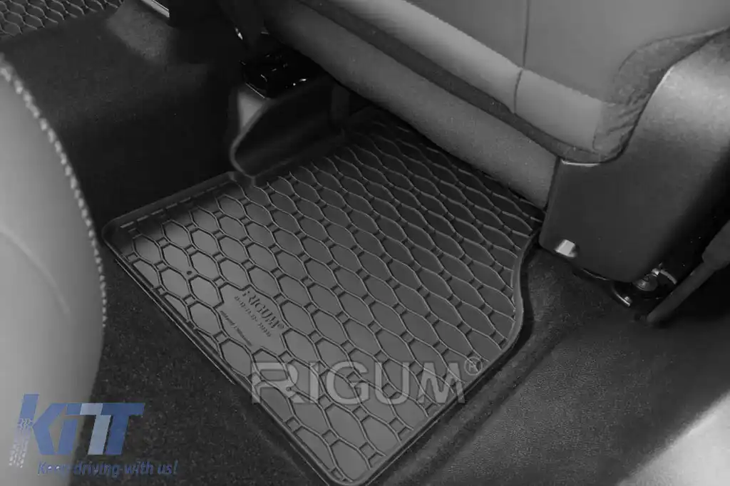 Mănuși de cauciuc specifice potrivite pentru Alfa Romeo Tonale după 2022, set de 4 piese, culoare neagră-image-6250081