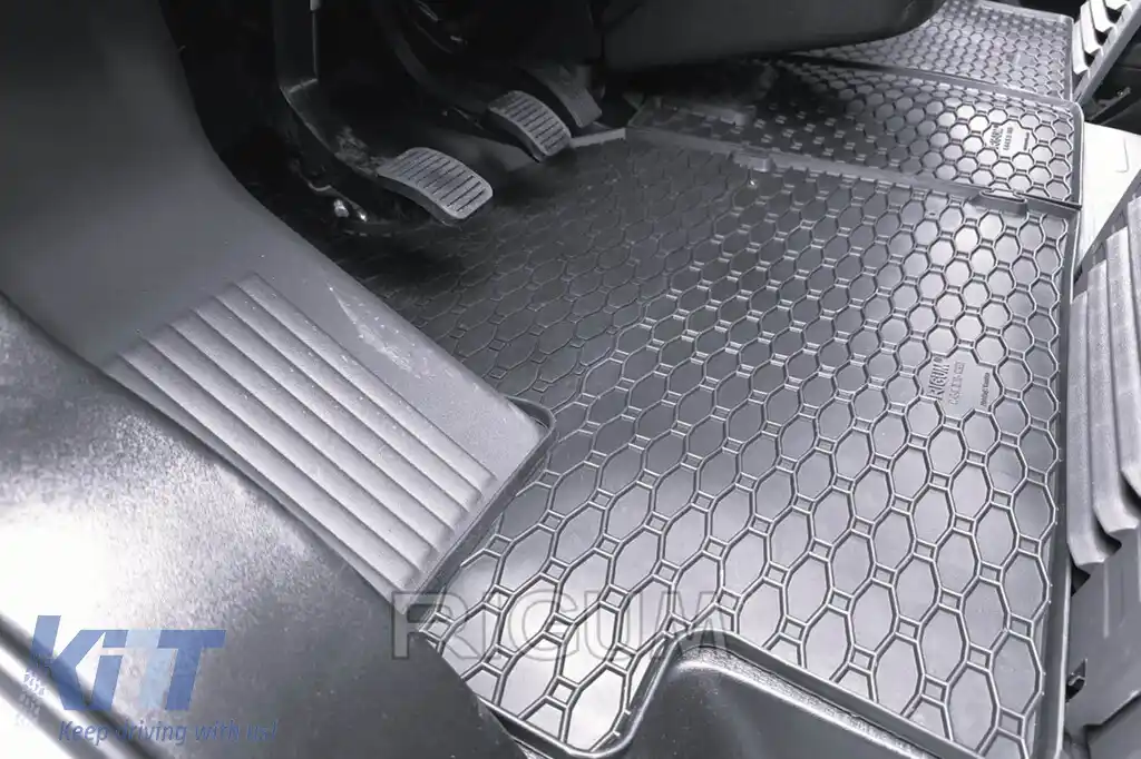 Mănuși de cauciuc specifice potrivite pentru Citroen Jumper, Fiat Ducato, Opel Movano, Peugeot Boxer după 2022, Toyota Proace Max după 2024, 3 locuri, set de 3 piese, culoare neagră-image-6250176