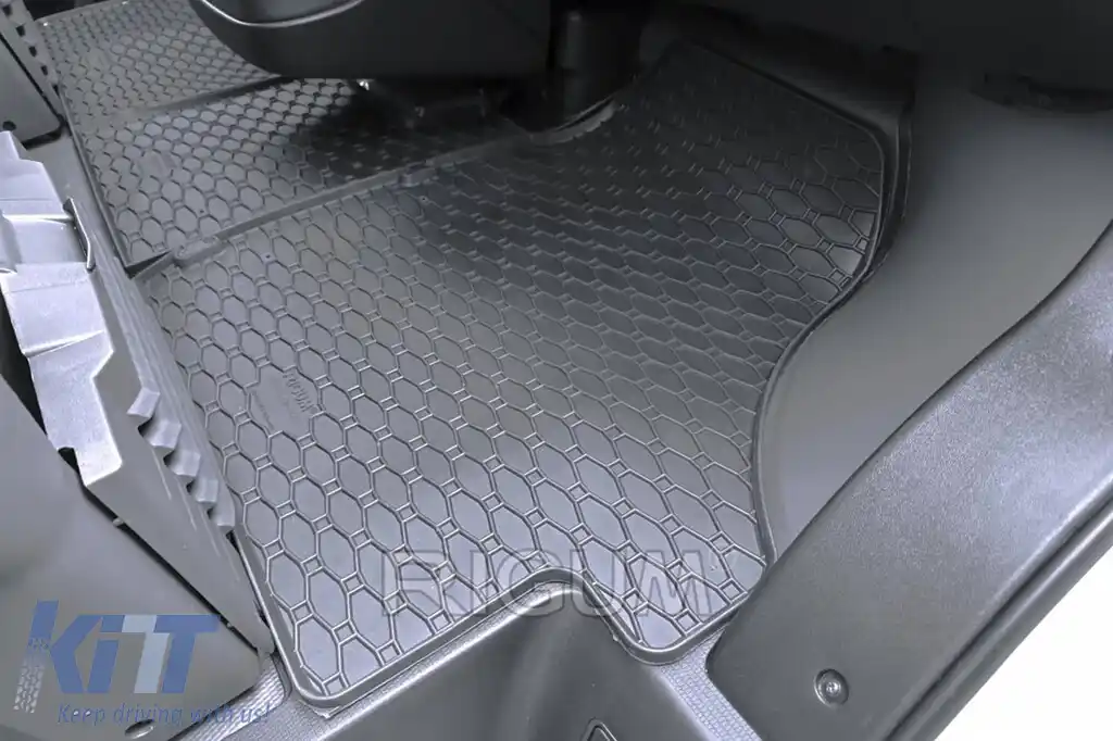 Mănuși de cauciuc specifice potrivite pentru Citroen Jumper, Fiat Ducato, Opel Movano, Peugeot Boxer după 2022, Toyota Proace Max după 2024, 3 locuri, set de 3 piese, culoare neagră-image-6250177