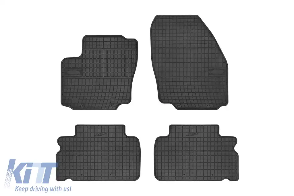 Mănuși de cauciuc specifice potrivite pentru seria Frogum El Toro pentru Ford S-Max, Galaxy II 2006-2010, set de 4 piese, culoare neagră