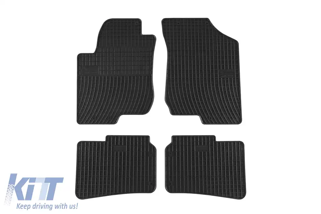 Mănuși de cauciuc specifice potrivite pentru Hyundai i30 2007-2012, set de 4 piese, culoare neagră din seria Frogum El Toro
