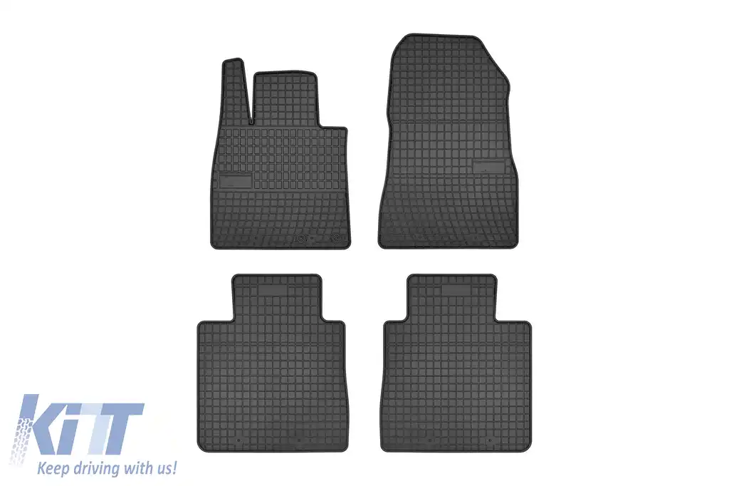 Mănuși de cauciuc specifice potrivite pentru Nissan Note 2013-2020, set de 4 piese, culoare neagră din seria Frogum El Toro