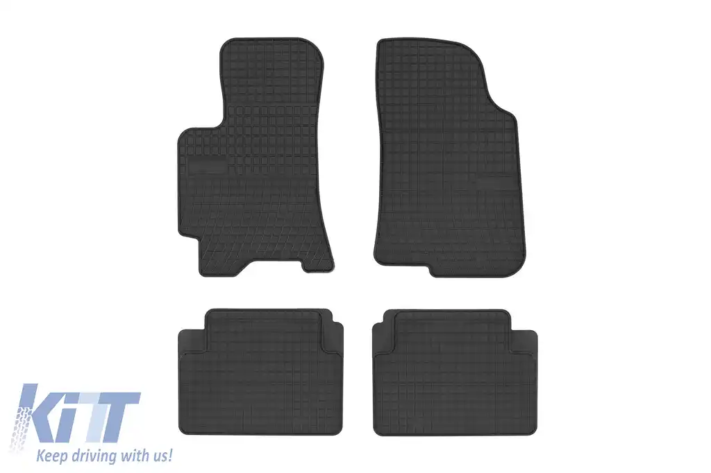 Mănuși de cauciuc specifice potrivite pentru Daewoo Lanos T100, T150 1997-2002, set de 4 piese, culoare neagră