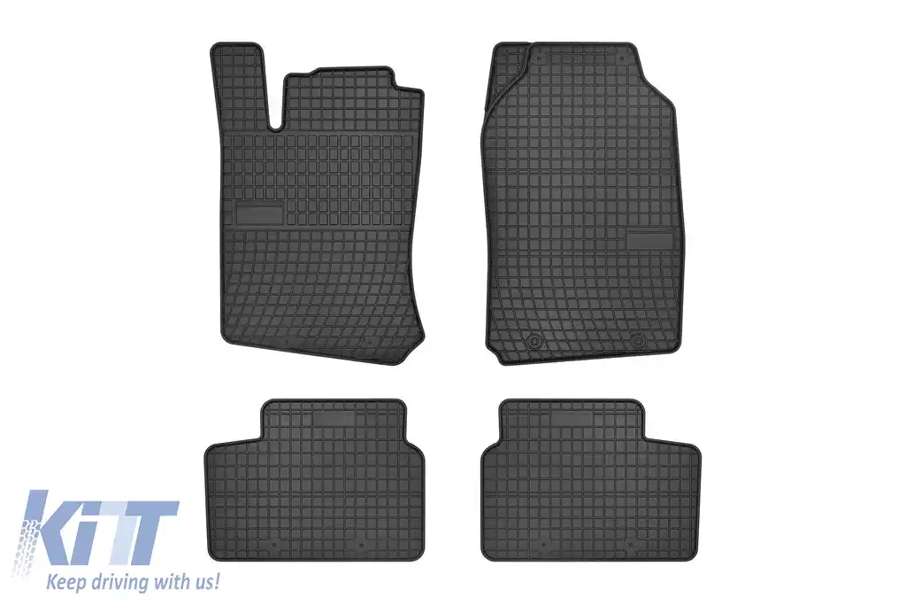 Mănuși de cauciuc specifice potrivite pentru Opel Vectra B 1995-2001, set de 4 piese, culoare neagră