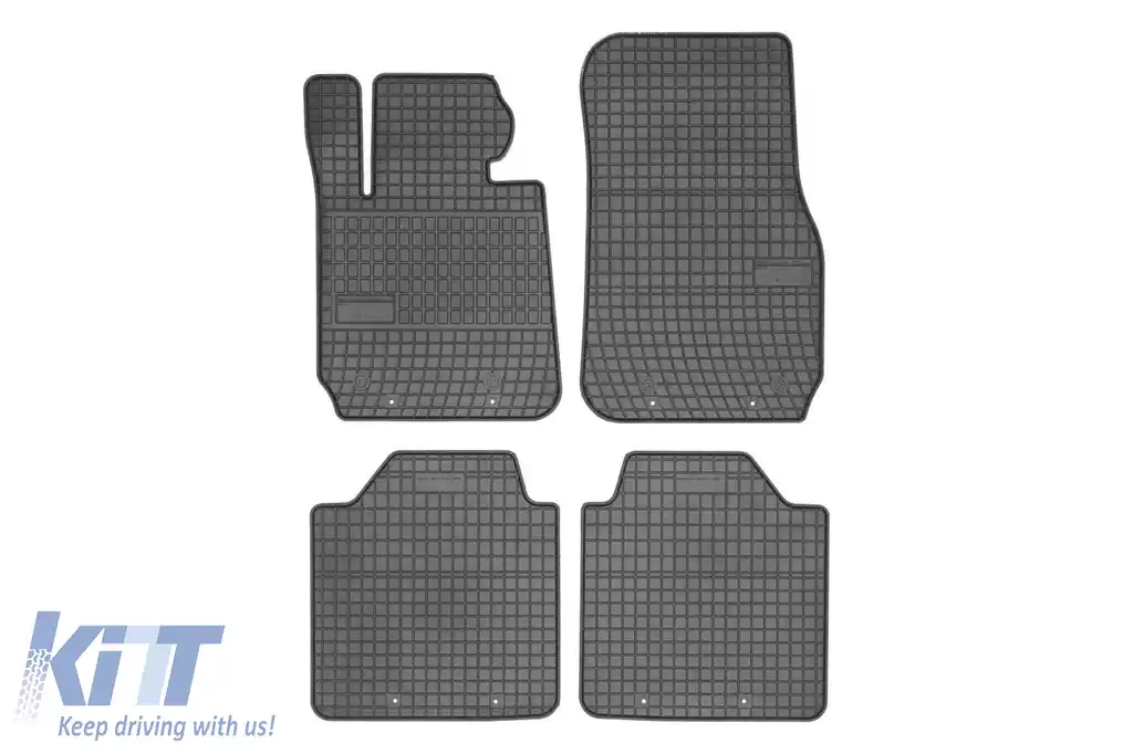 Mănuși de cauciuc specifice potrivite pentru BMW 3 Series GT F34 2013-2016, set de 4 piese, culoare neagră