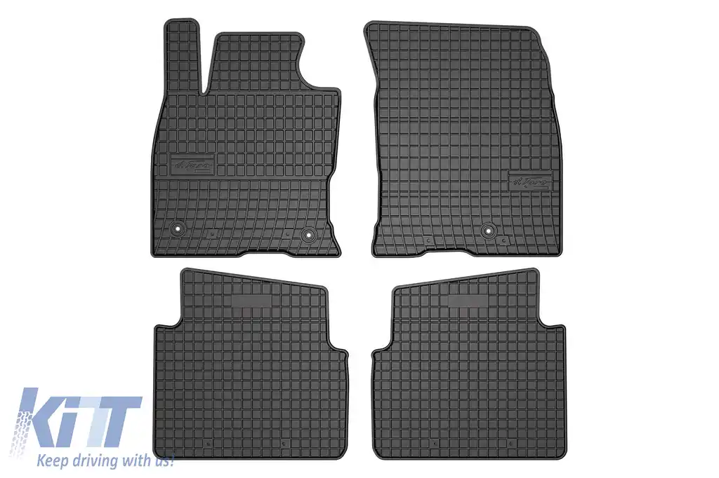 Mănuși de cauciuc specifice potrivite pentru Ford Kuga după 2019, set de 4 piese, culoare neagră