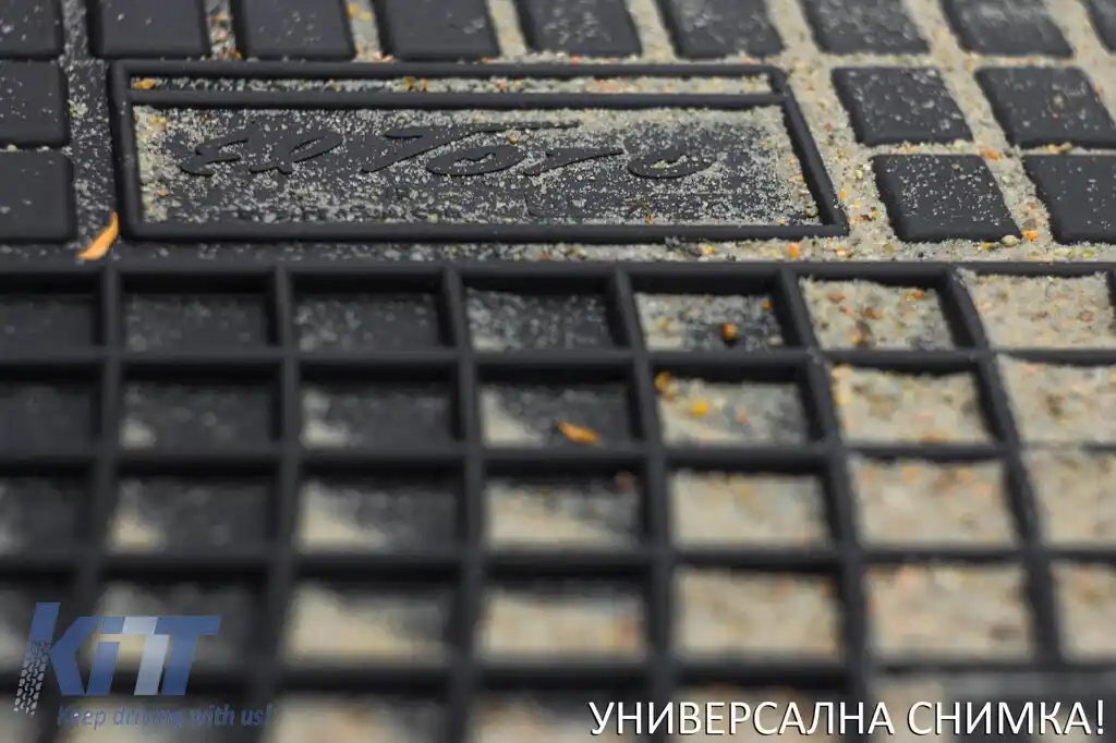 Mănuși de cauciuc specifice potrivite pentru Toyota Yaris 1999-2005 cu 3 uși, set de 4 piese, culoare neagră-image-6250792