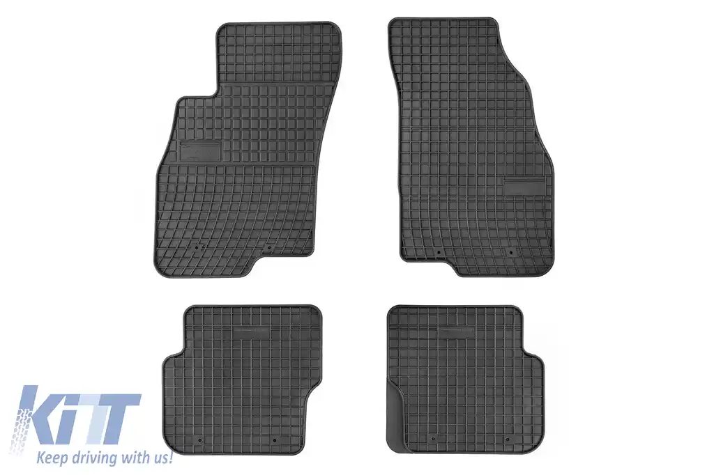 Mănuși de cauciuc specifice potrivite pentru seria Frogum El Toro pentru Fiat Punto 2012-2018, Fiat Punto Evo 2009-2018, set de 4 piese, culoare neagră