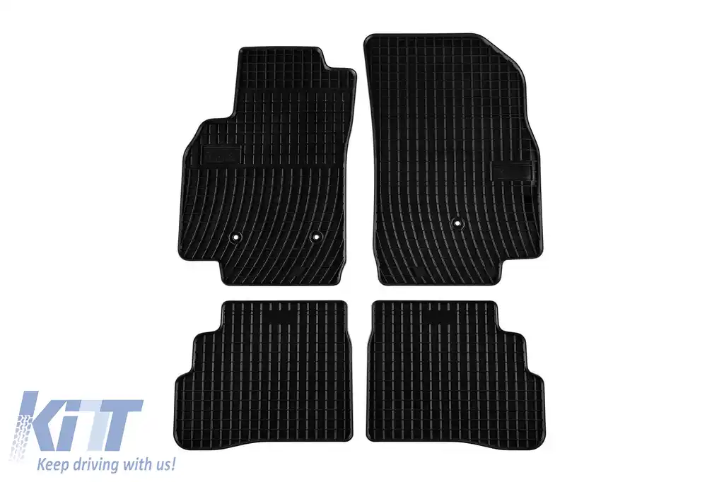 Mănuși de cauciuc specifice potrivite pentru seria Frogum El Toro pentru Opel Karl 2015-2019, Chevrolet Spark IV după 2015, set de 4 piese, culoare neagră