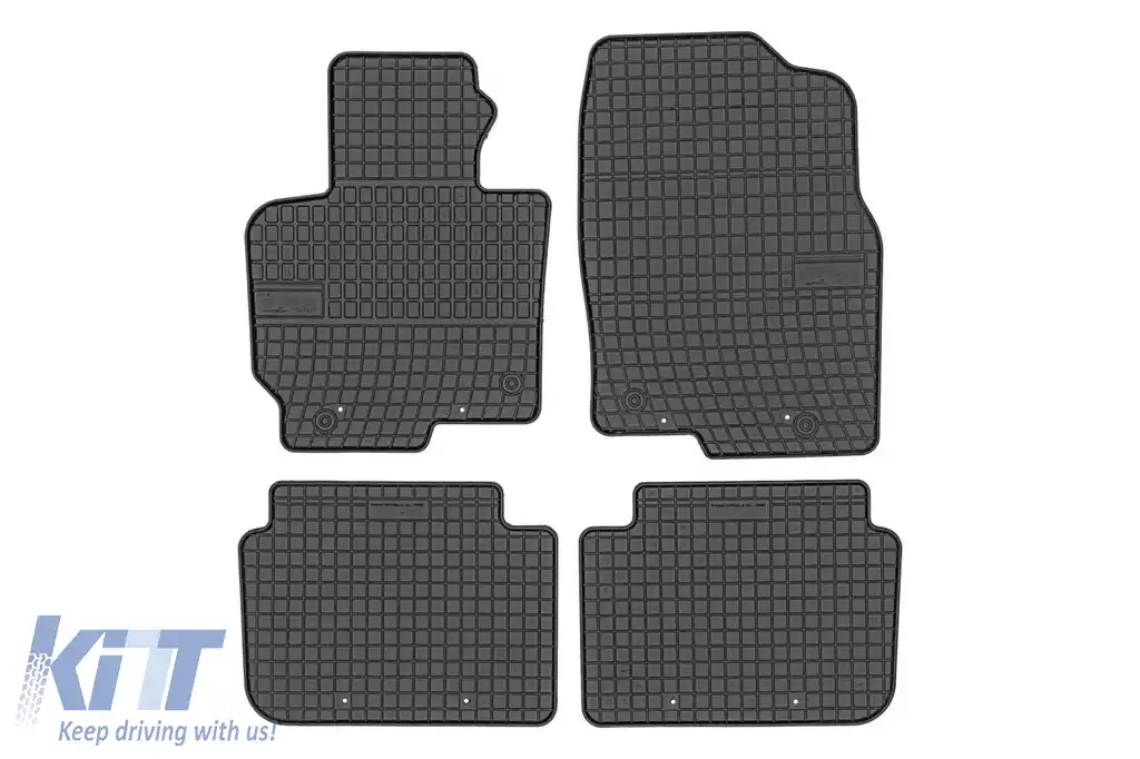 Mănuși de cauciuc specifice potrivite pentru Mazda CX-5 2012-2017, set de 4 piese, culoare neagră din seria Frogum El Toro