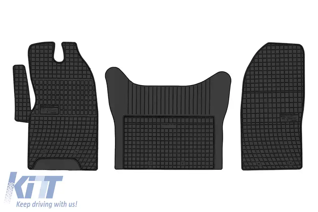 Mănuși de cauciuc specifice, potrivite pentru seria Frogum El Toro pentru Iveco Daily după 2014, set de 3 piese, culoare neagră