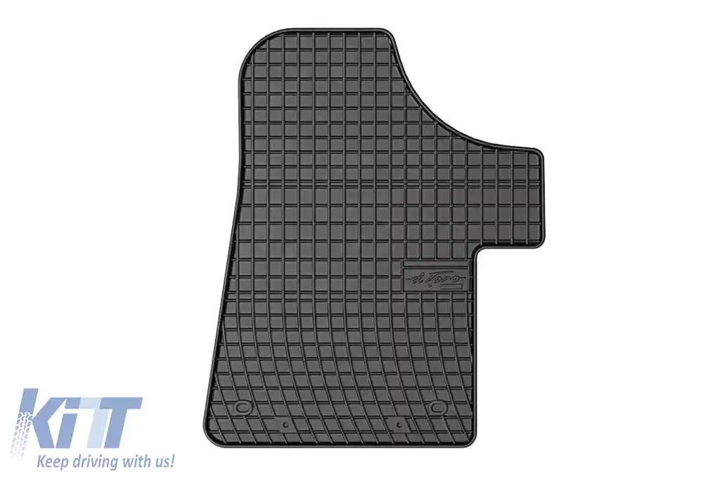 Mănuși de cauciuc specifice potrivite pentru Mercedes Vito, Viano 2003-2014, față, set de 3 piese, culoare neagră-image-6251059