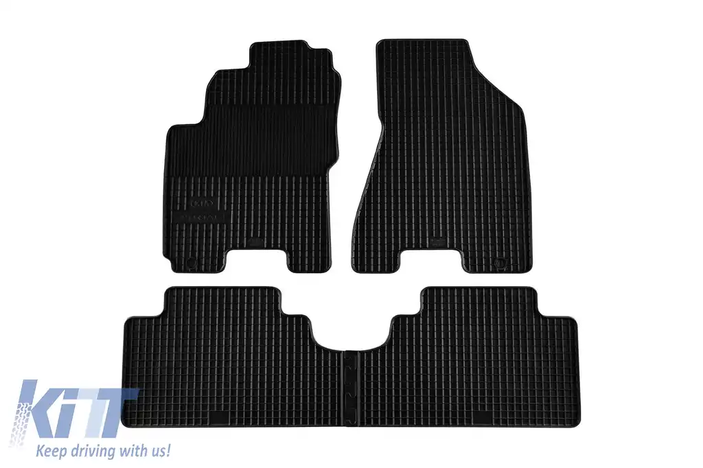 Mănuși din cauciuc Gumarny Zubri potrivite pentru Kia Sportage 2005-2010, set de 4 piese, culoare neagră