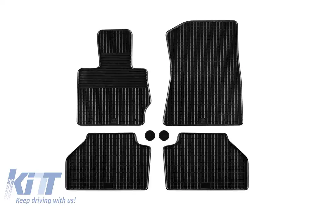 Mănuși din cauciuc Gumarny Zubri potrivite pentru BMW X3 F25 2010-2017, X4 F26 2014-2018, set de 4 piese, culoare neagră-image-6231895