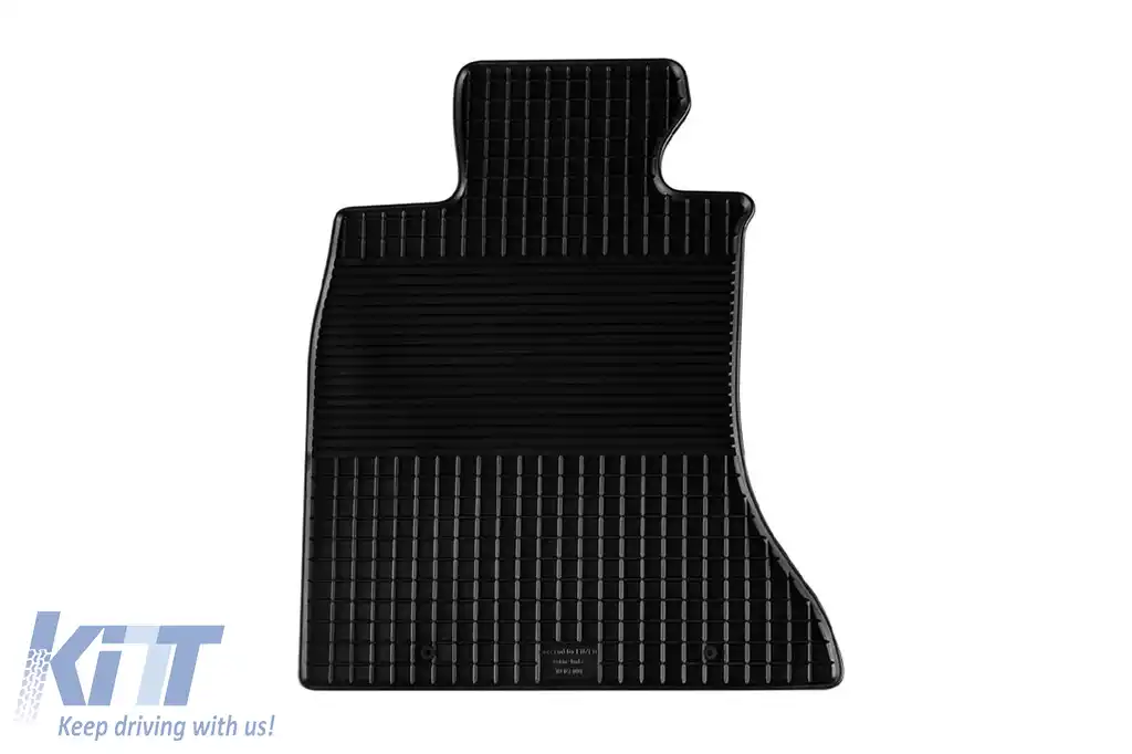 Mănuși din cauciuc Gumarny Zubri potrivite pentru BMW Seria 5 F10 sedan, F11 wagon 2010-2017, set de 4 piese, culoare neagră-image-6231909