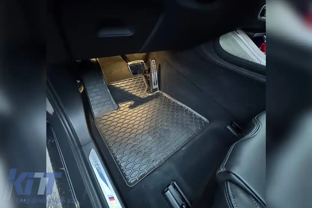 Mănuși din cauciuc Gumarny Zubri potrivite pentru BMW X7 G07 după 2018, set de 4 piese, culoare neagră-image-6231975