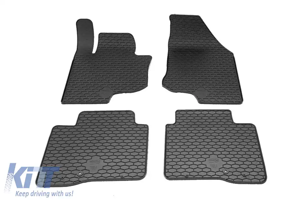 Mănuși din cauciuc Gumarny Zubri potrivite pentru SsangYong Torres EVX după 2023, set de 4 piese, culoare neagră-image-6232020