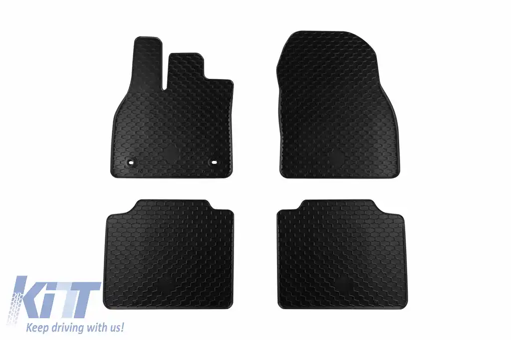 Mănuși din cauciuc Gumarny Zubri potrivite pentru Toyota bZ4X, Subaru Solterra după 2022, set de 4 piese, culoare neagră