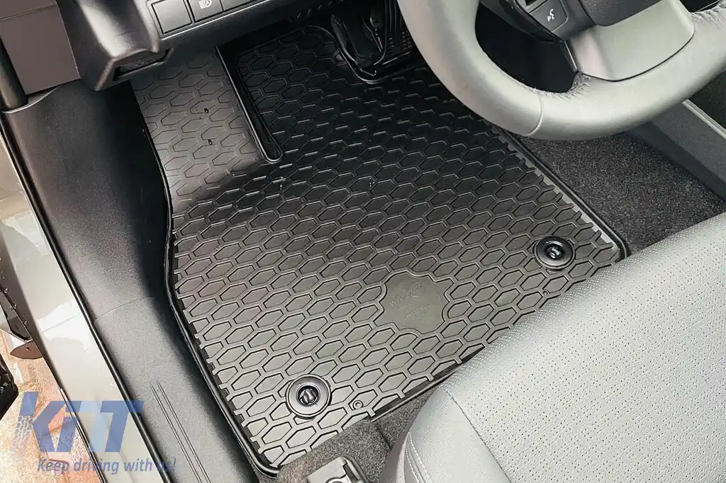 Mănuși din cauciuc Gumarny Zubri potrivite pentru Toyota bZ4X, Subaru Solterra după 2022, set de 4 piese, culoare neagră-image-6232057