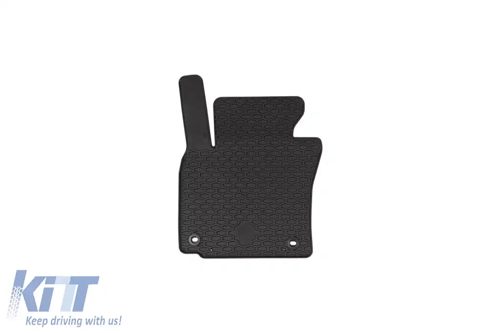 Mănuși din cauciuc Gumarny Zubri potrivite pentru Skoda Octavia 2004-2013, Volkswagen Golf V 2003-2009, Golf VI 2008-2013, Jetta 2005-2011 cu clipsuri rotunde, set de 4 piese, culoare neagră-image-6232094