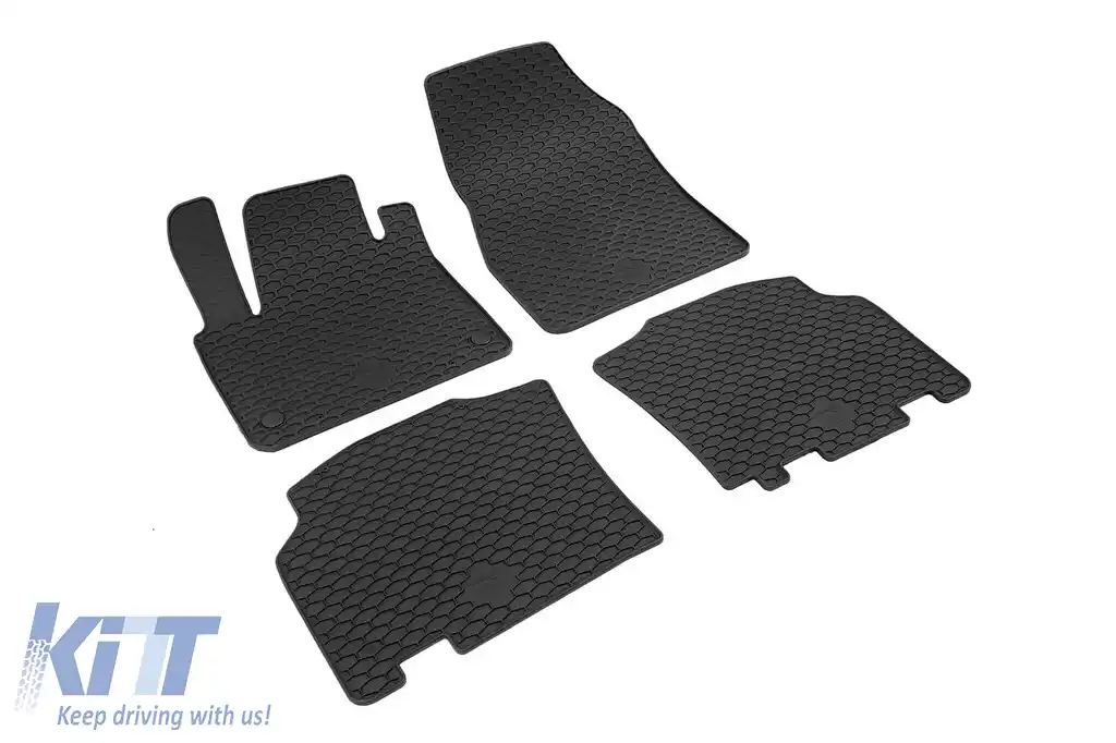 Mănuși din cauciuc Gumarny Zubri potrivite pentru Mercedes T class, Citan Tourer, Renault Kangoo după 2022, set de 4 piese, culoare neagră-image-6232124