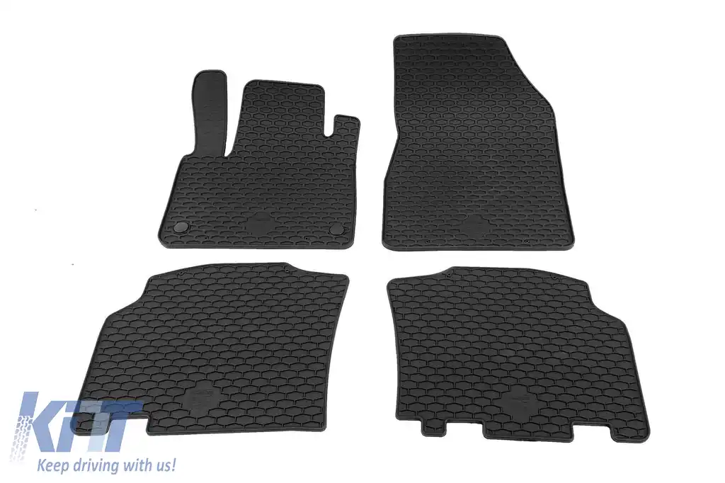 Mănuși din cauciuc Gumarny Zubri potrivite pentru Mercedes T class, Citan Tourer, Renault Kangoo după 2022, set de 4 piese, culoare neagră-image-6232125