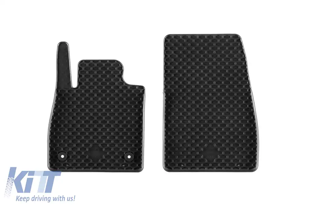 Mănuși din cauciuc Gumarny Zubri potrivite pentru Ford Tourneo Courier după 2023 cu 5 locuri, set de 4 piese, culoare neagră-image-6232210