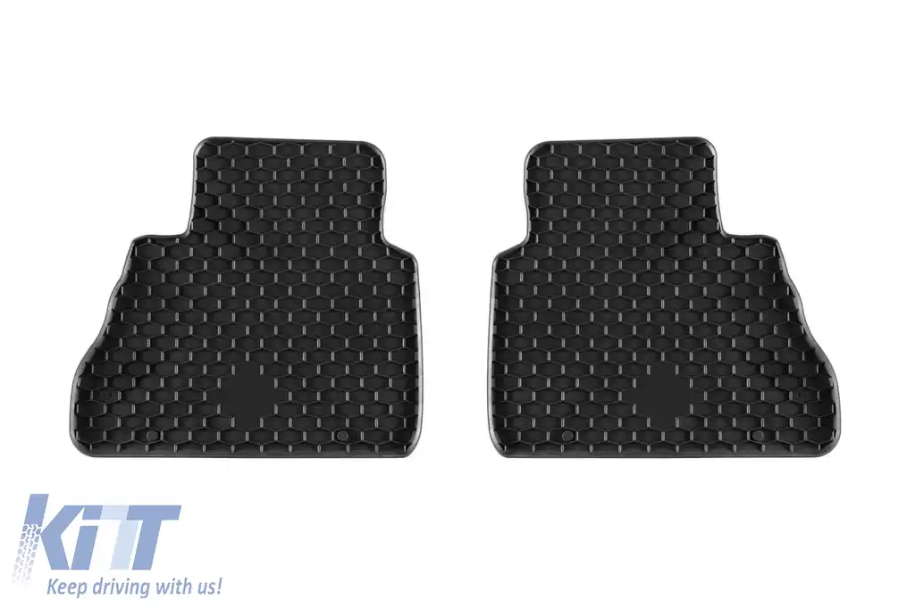 Mănuși din cauciuc Gumarny Zubri potrivite pentru Ford Tourneo Courier după 2023 cu 5 locuri, set de 4 piese, culoare neagră-image-6232211